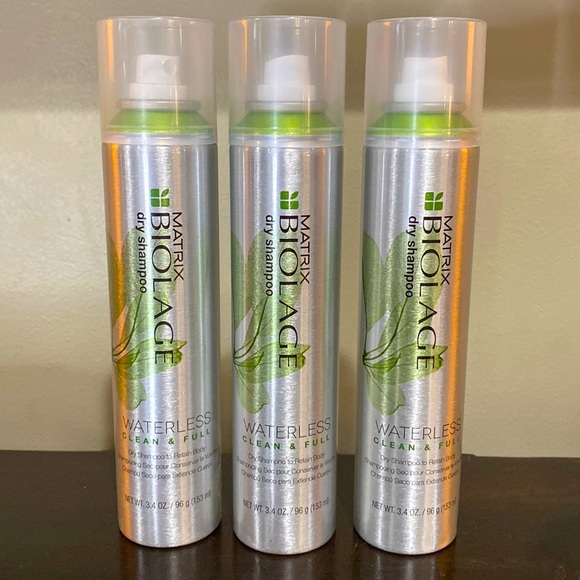 Biolage Waterless Clean & Full Dry Shampoo, Set of Three, 3.4 oz.  NEW/ UNUSED - Picture 1 of 2